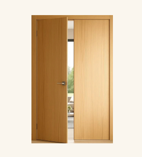 Cast aluminium entrance door