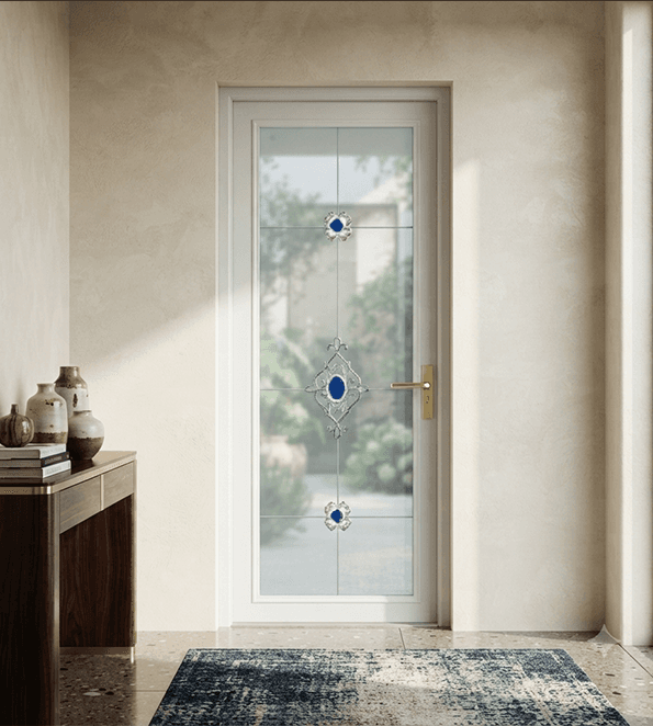 Premium WPC door installed in a modern UAE home