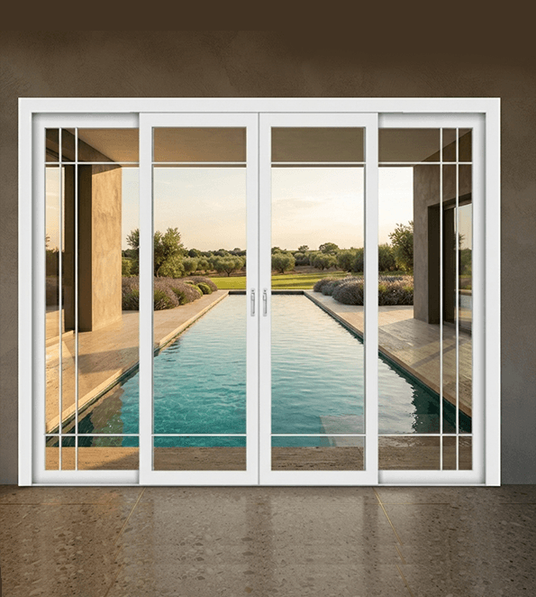 Premium WPC door in a modern UAE interior